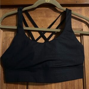 ZYIA Black Crisscross Sports Bra